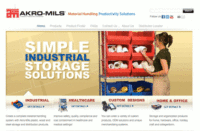 Akro-Mils introduced its new website, www.akro-mils.com