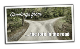 The fork in the road