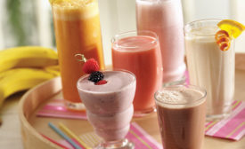 Pour it on: texturizing dairy beverages