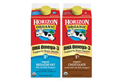 Horizon fortified organic milk