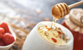 honey and yogurt