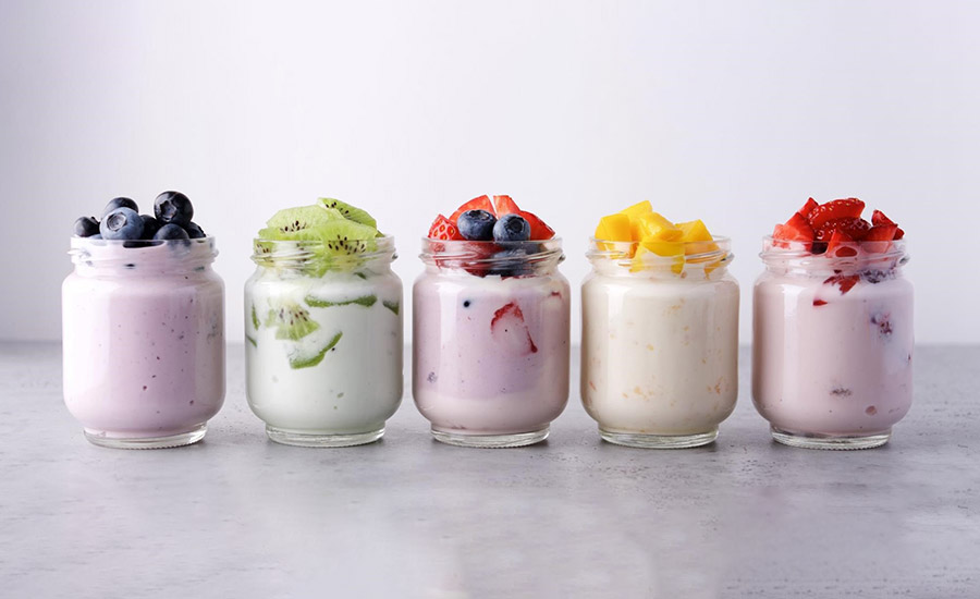 A wide variety of fruits are helping to spice up dairy products, including yogurts.