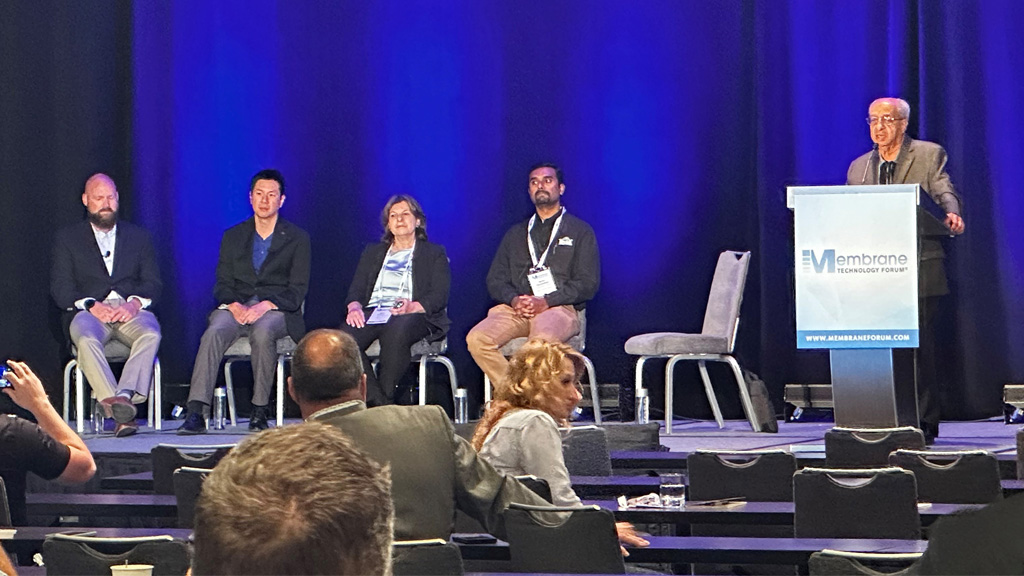 A panel discussion at Membrane Technology Forum
