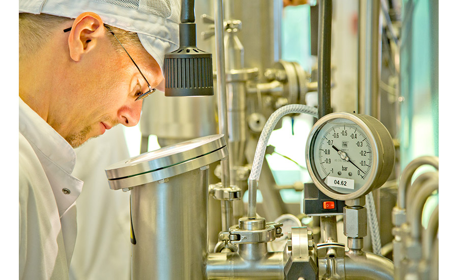 scientist analyzing ingredients